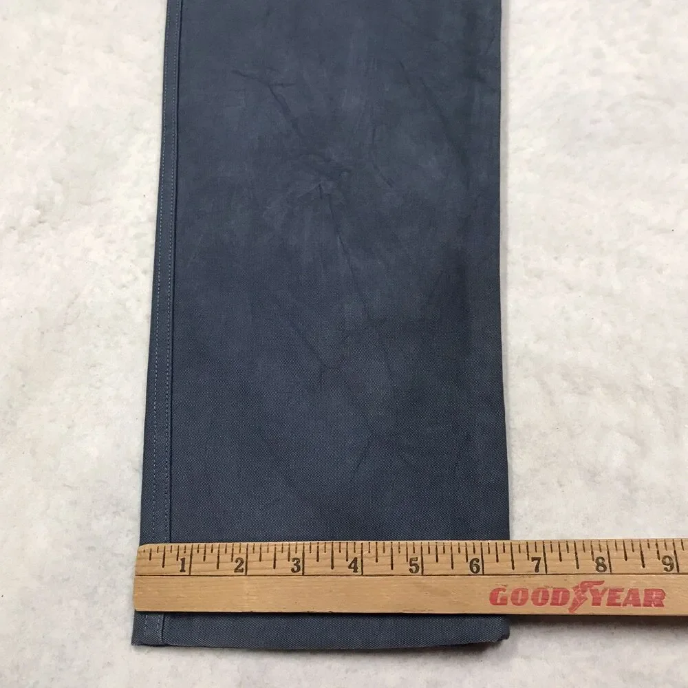 LULULEMON ABC Pant Men 34x33 Blue Slim Fit Utilitech Abrasion Chino LM5ABOS